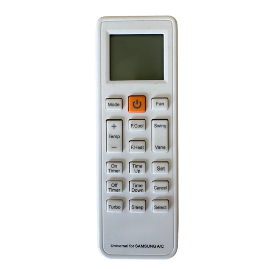 Universal Remote for Samsung A/Cs (No setup / Premium model)